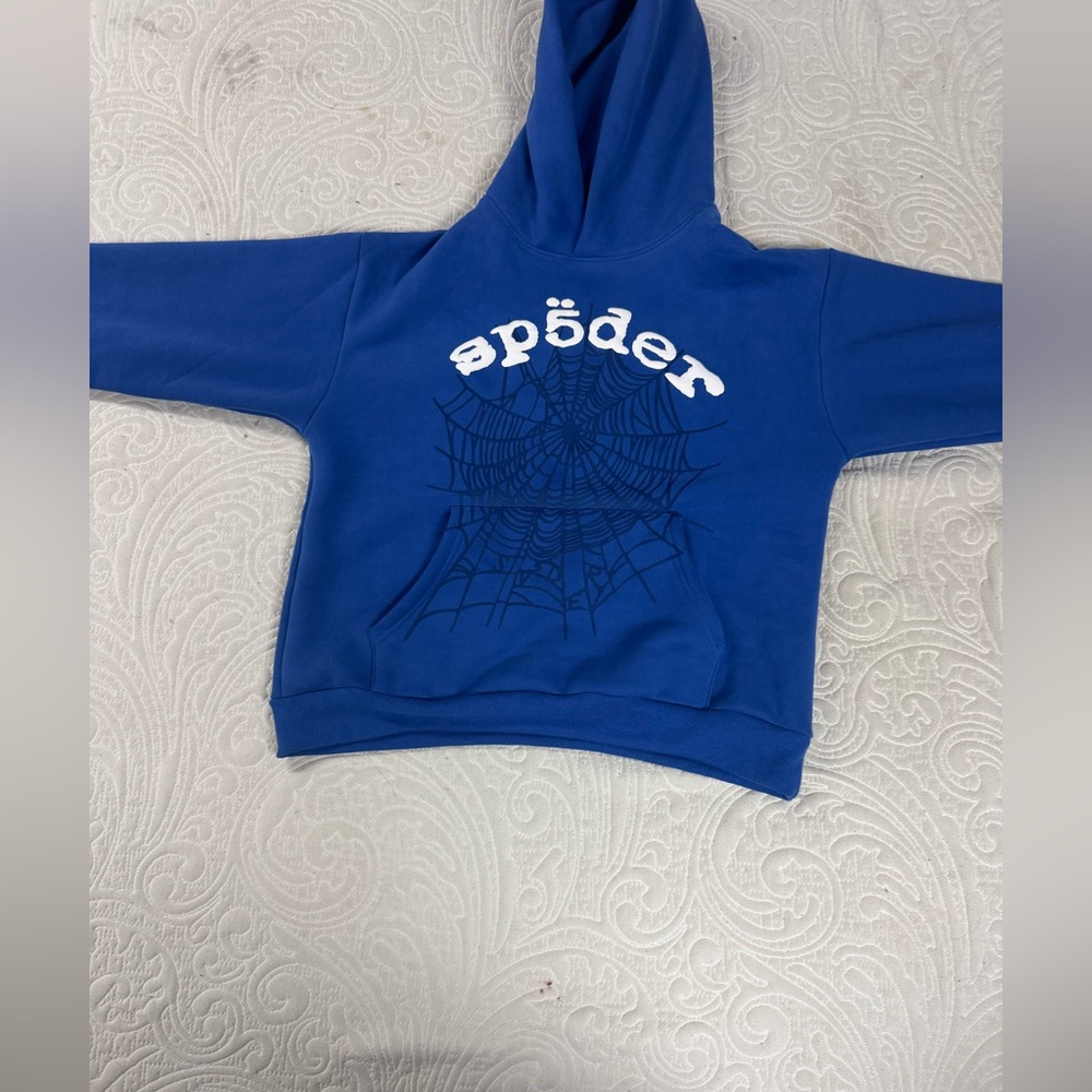 Blue Spider Graphic Hoodie